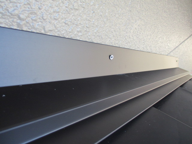 壁水切りを取りつけました