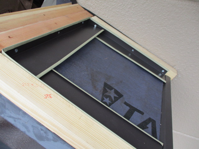 捨て谷を取り付けました