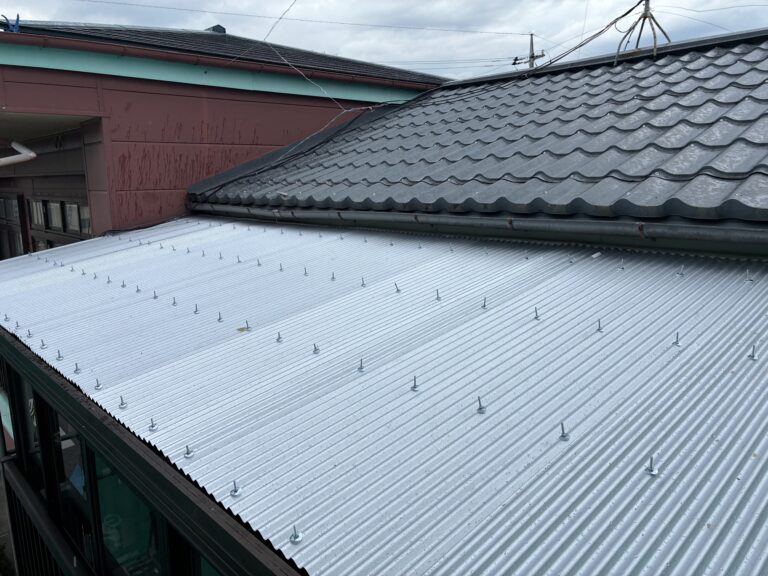 サンルーム屋根カバー終了