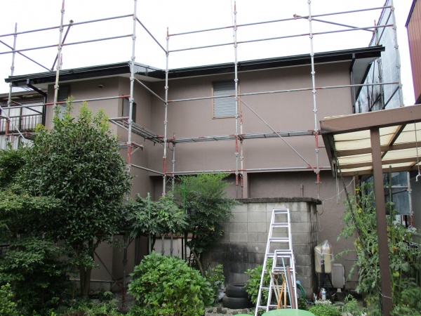 上塗りが終了しました