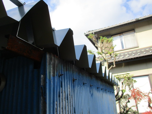 雨樋取り付けの施工前です