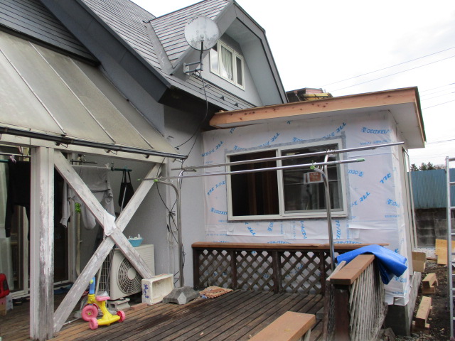 施工前の全景です