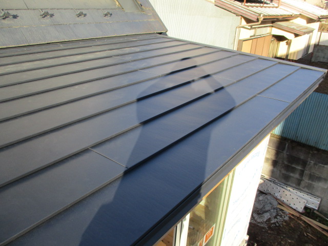 施工後の屋根の状態です