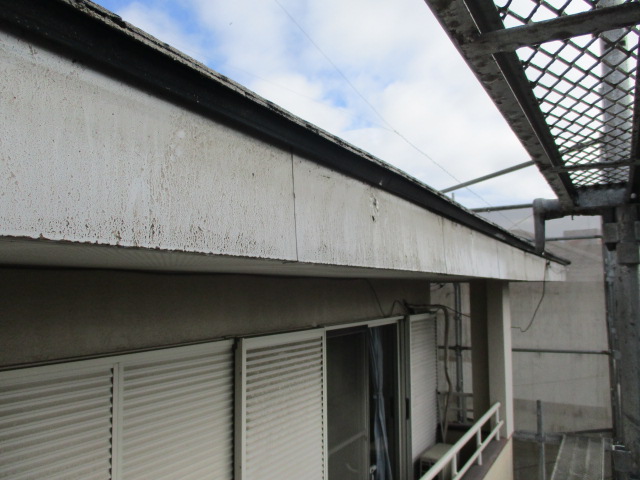 雨樋を撤去しました