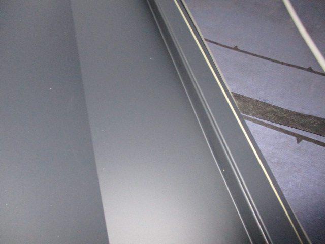 見切り縁を取り付けました