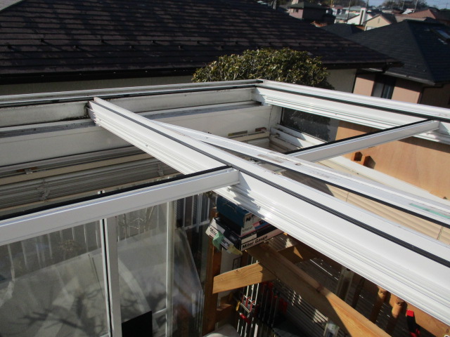 ポリカを撤去しました