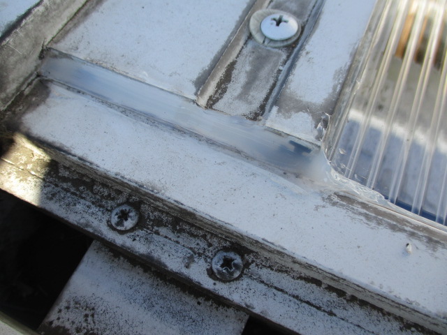 シーリングが終了しました