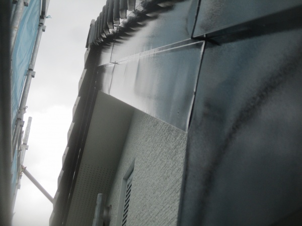 破風板の仕上がりです