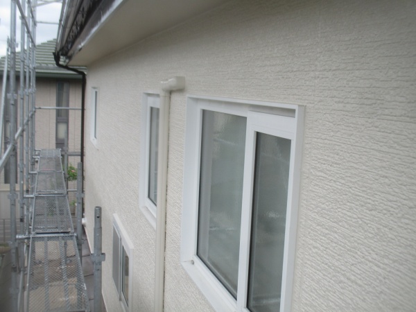 外壁の仕上がりです