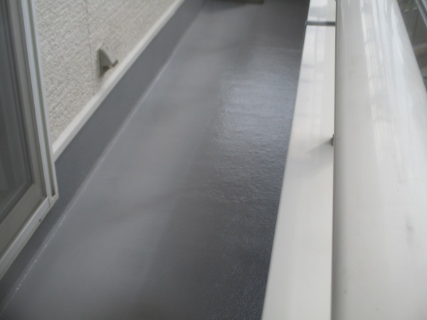 防水塗装が終了しました