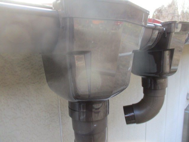 集水器を取り付けました