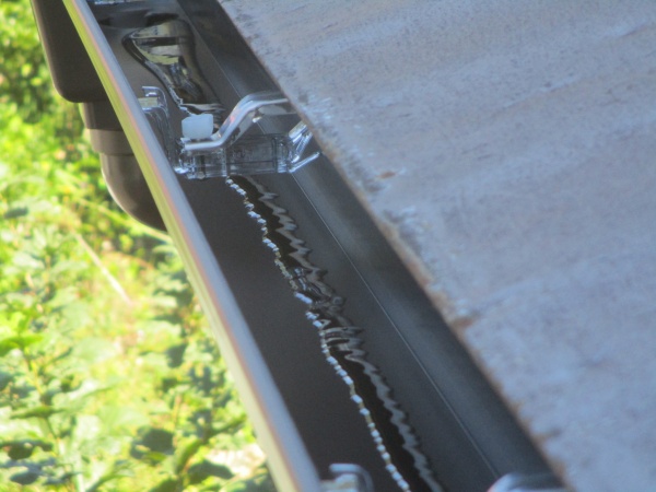 水の流れを確認しました