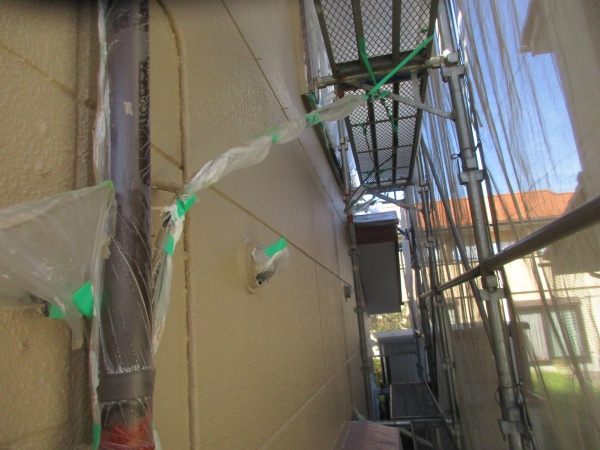 東面の外壁塗装が終了しました