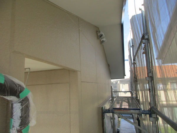 東面の外壁塗装が終了しました