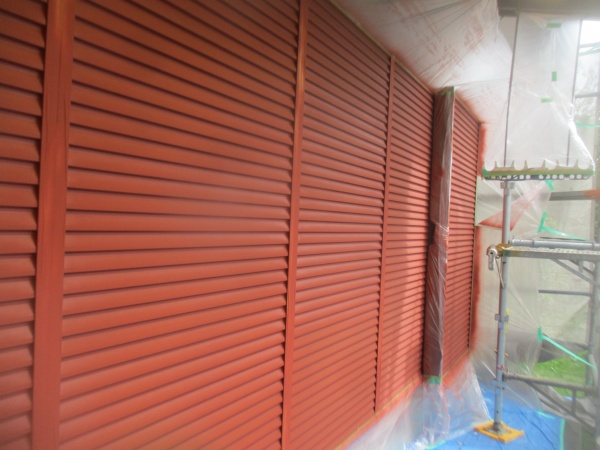 さび止めを吹き付けました