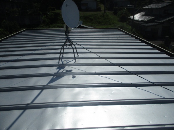 上塗りが終了しました