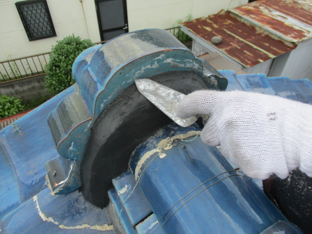 鬼首を巻きました