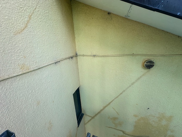 外壁の塗装前です