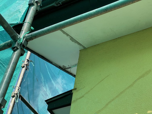 洗浄後の外壁の状態です