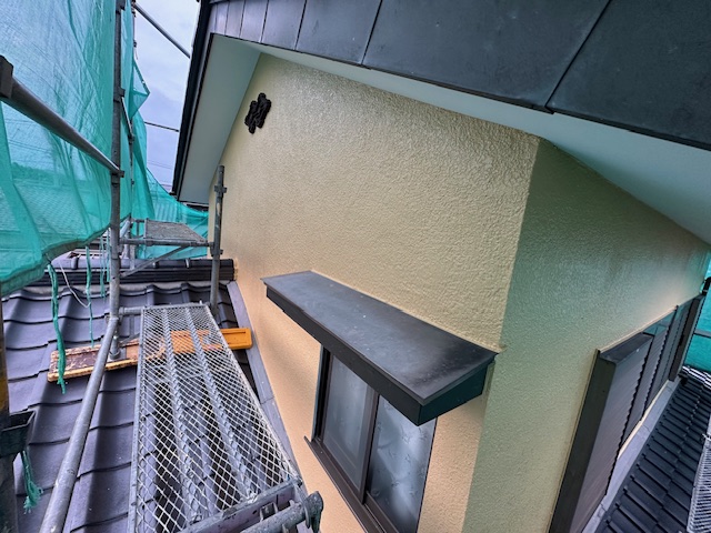 外壁の塗装後です