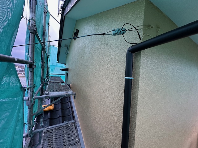 外壁の塗装後です