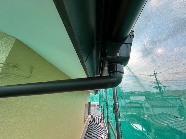 雨樋の交換後です