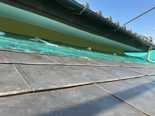 外壁の上塗り塗装終了です