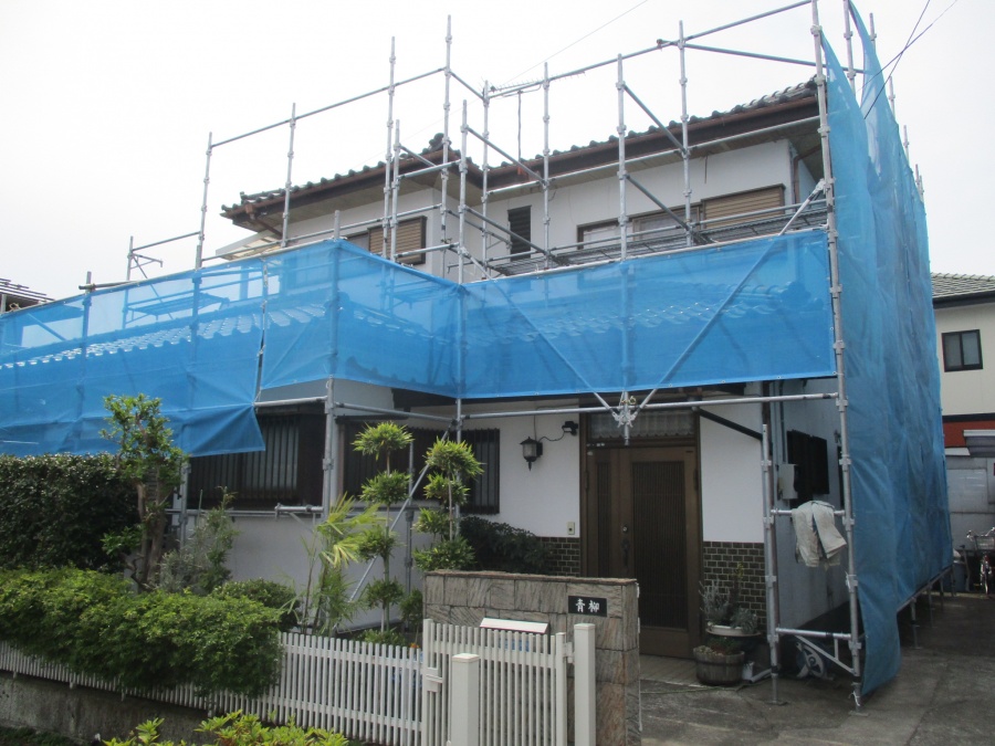 施工前の全景です。