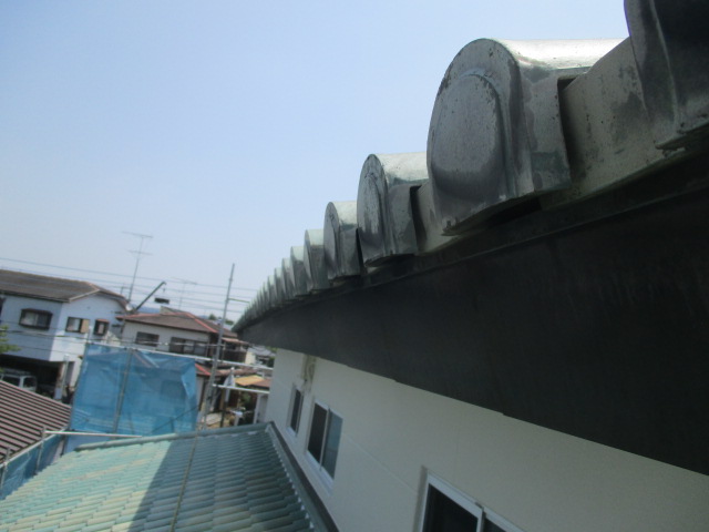 軒樋金具撤去