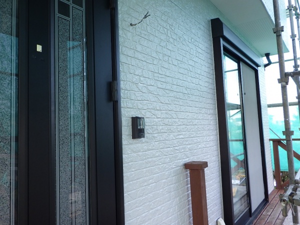 養生を剥がしました