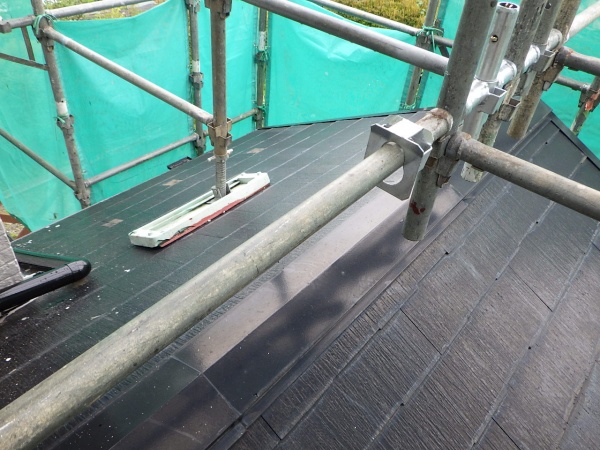 施工前の下屋根の状態です