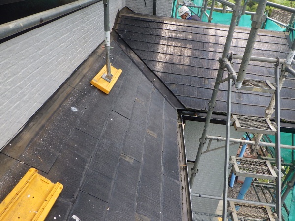 棟木の撤去が終了しました