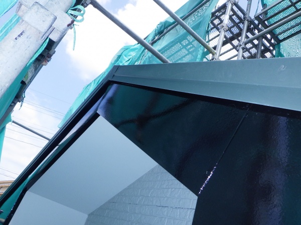 釘頭のシーリングが終了しました