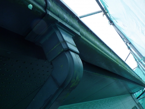 外壁に付帯している役物の状態です