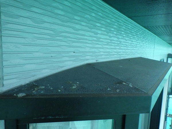 外壁に付帯している役物の状態です