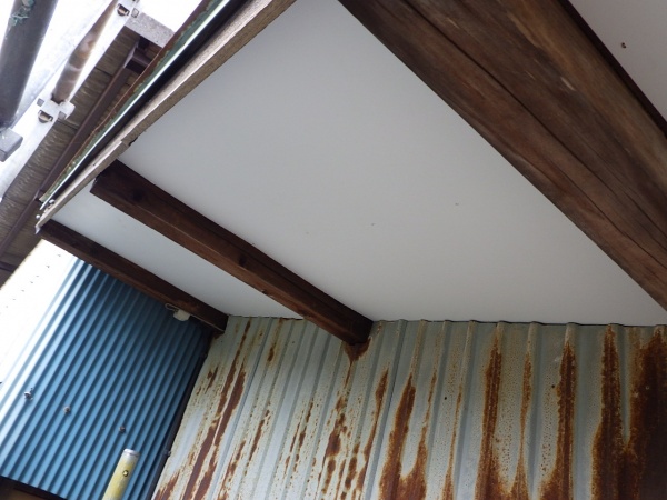 化粧べニアの貼り付け終了です