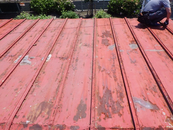 施工前の屋根の状態です