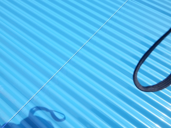 固定場所に墨を打ちました