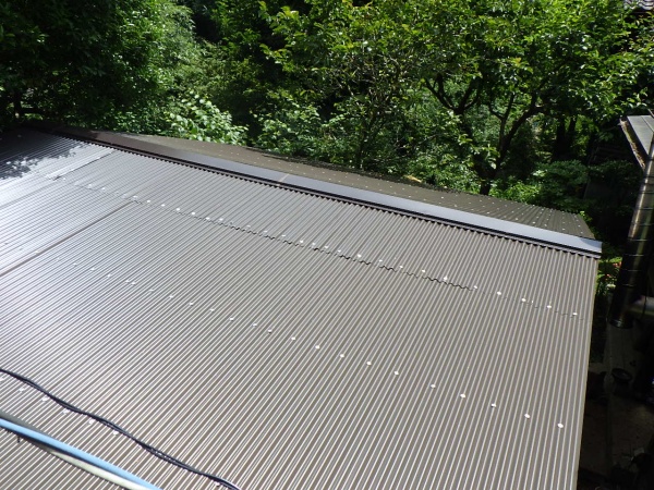 波板カバー工事が終了しました