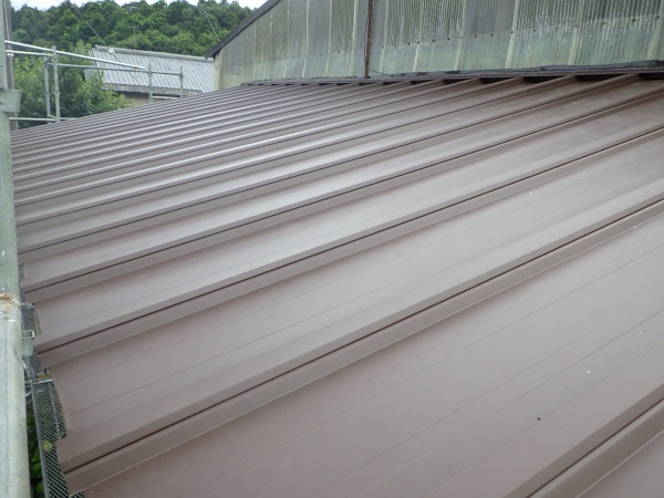 カバールーフ取り付け終了です