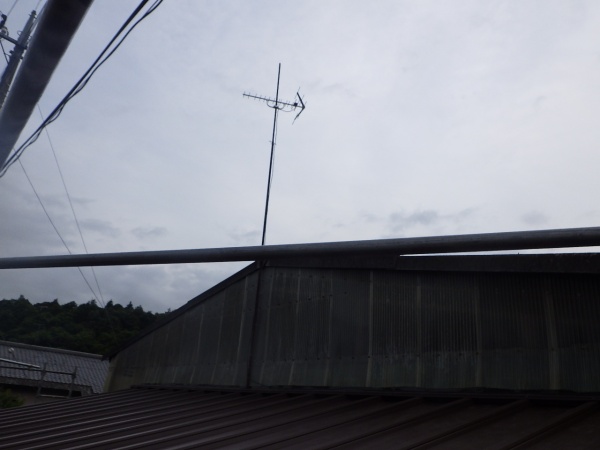 アンテナ交換終了です