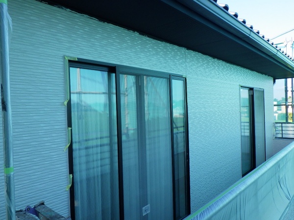 養生を剥がしました