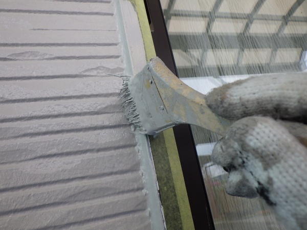 ダメ直し刷毛塗装です