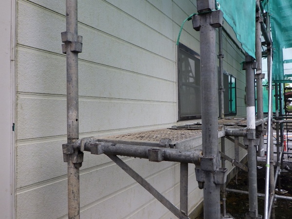 施工前の１階外壁の状態です