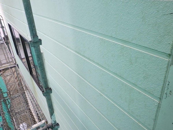 施工前の２階外壁の状態です