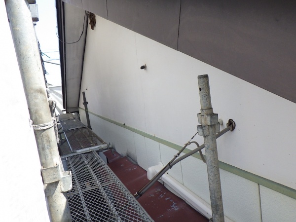 洗浄前の外壁面の状態です