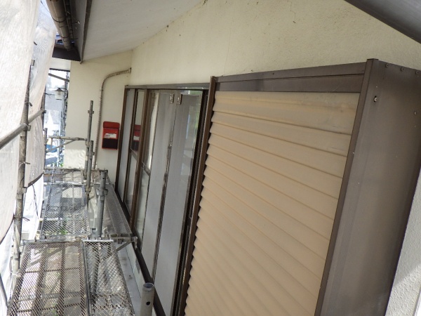 洗浄前の外壁面の状態です