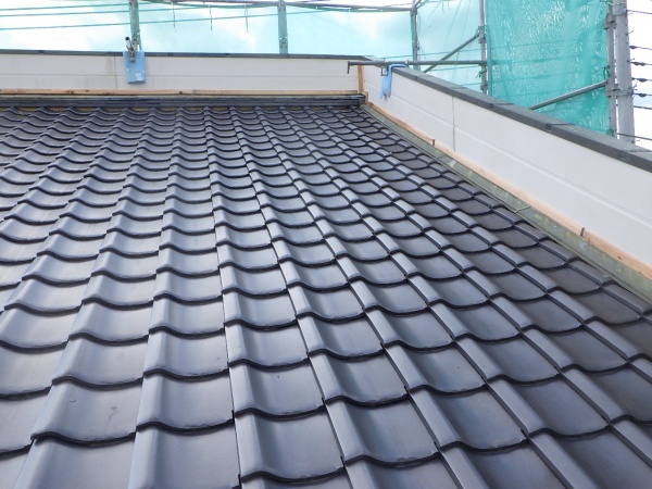 パラぺット内側の胴縁取り付け終了です