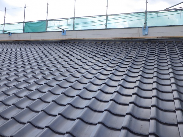 パラぺット内側の胴縁取り付け終了です