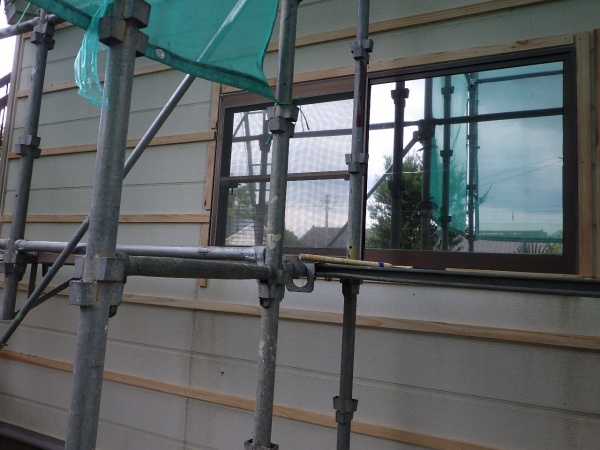 北面の取り付け終了です